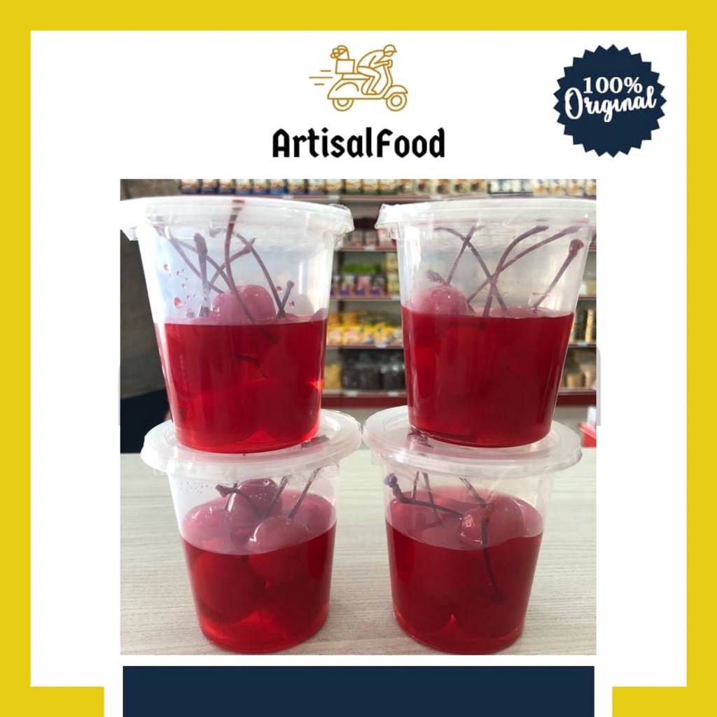 

(KHUSUS INSTANT GOJEK) Cherry Merah Tangkai per pcs