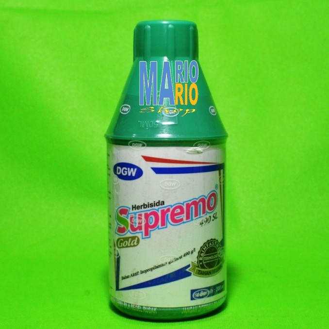 Supremo Gold 490 SL 200ml Herbisida Ampuh Basmi Rumput dan Ilalang