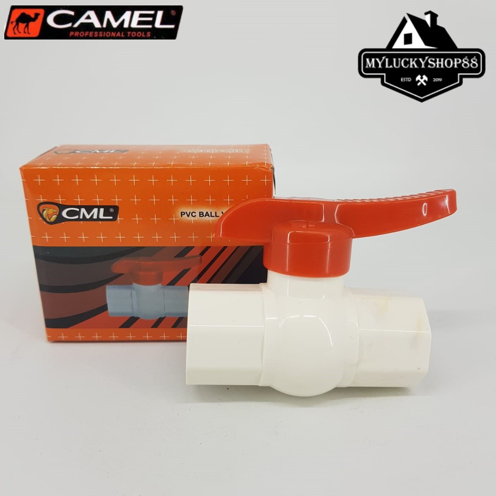 Camel Ballvalve PVC Putih 3/4 Stopkran - Stop Kran StopKeran 0.75 Inch