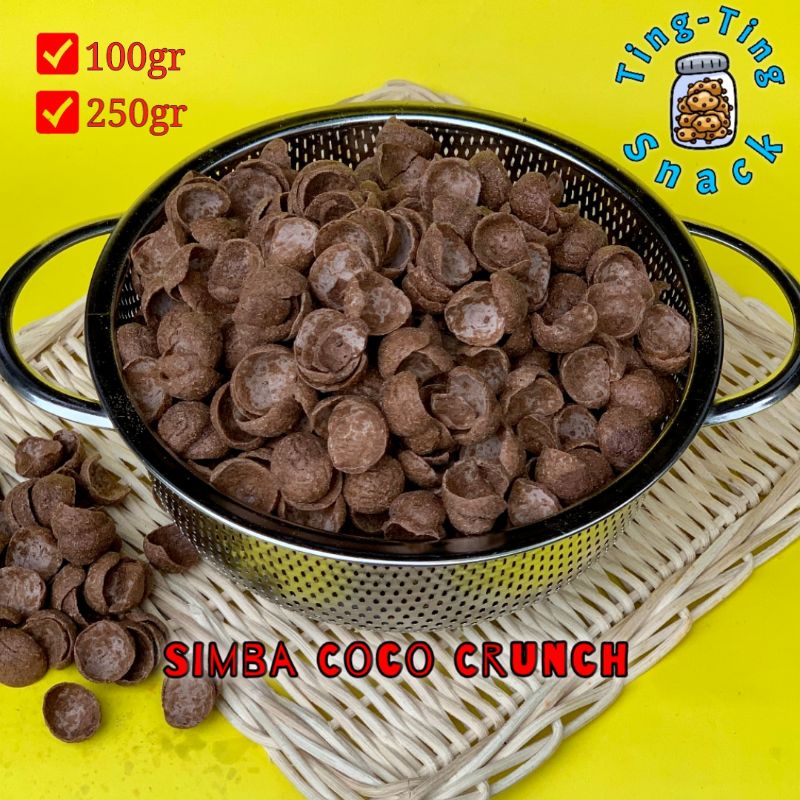 

COCO CRUNCH SIMBA 250 GRAM COKLAT KOKO KRAN COCO CHIPS 250GRAM 250GR TINGTING SNACK