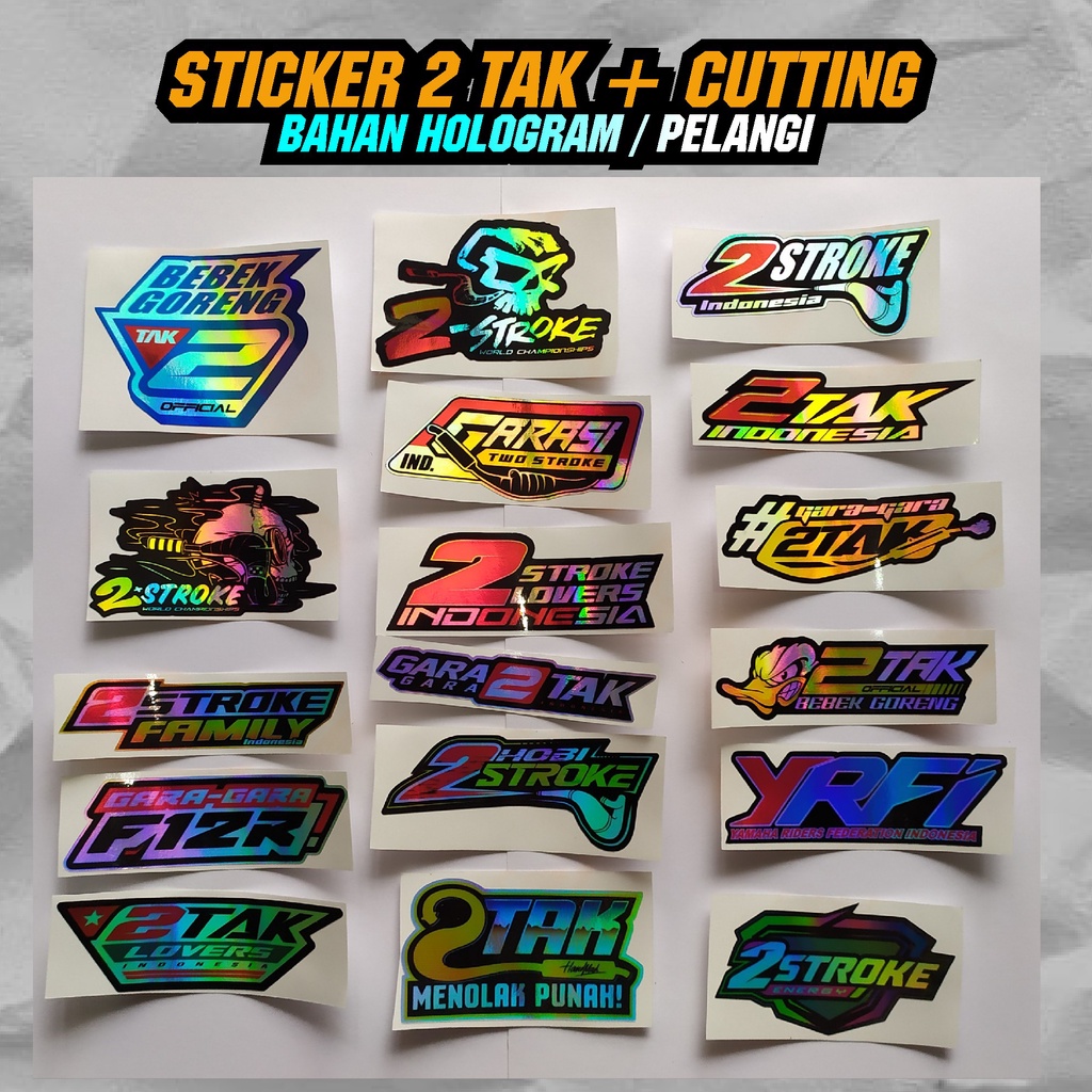 sticker 2 tak terbaru / sticker two stroke viral / sticker bebek goreng / sticker dua tak indonesia / sticker gara gara 2 tak / sticker rx king / sticker 2 tak / dua tak indonesia / sticker 2 tak lovers / sticker fiz r-1