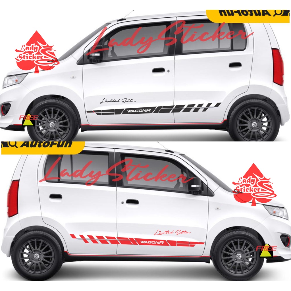 CUTING STICKER STIKER MOBIL KARIMUN STICKER MOBIL KARIMUN WAGON R TERBARU