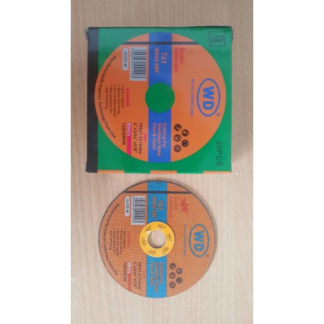 Gurinda Potong WD mata potong cutting wheel 4" Gurinda Potong WD mata potong cutting wheel 4"