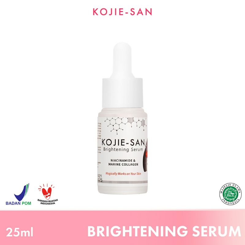 KOJIE SAN SERUM 𝗕𝗥𝗜𝗚𝗛𝗧𝗘𝗡𝗜𝗡𝗚 NIACINAMIDE &amp; MARINE COLLAGEN 25ML [𝗕𝗣𝗢𝗠]