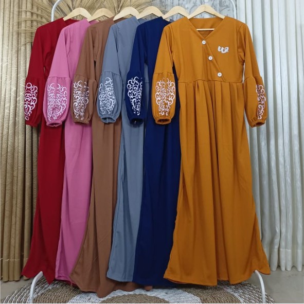 Gamis Nava Tangan Sulam