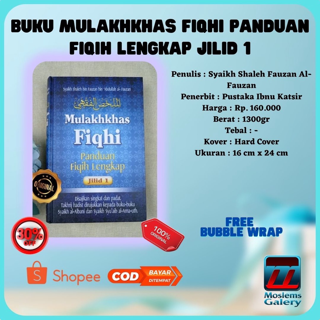 Buku Mulakhkhas Fiqhi Panduan Fiqih Lengkap Jilid 1