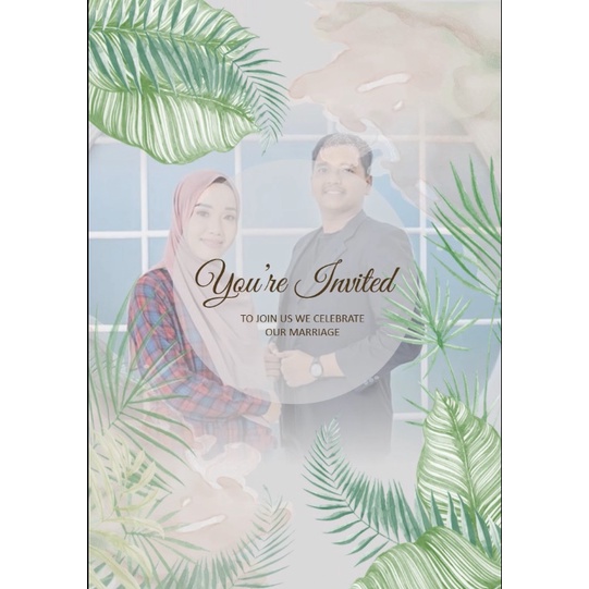 Undangan Digital Video Pernikahan / Khitan Murah Cantik Unik Elegan Kekinian
