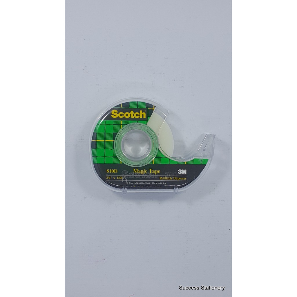 

3M SCOTCH TAPE 810 DISP 3/4X36YD