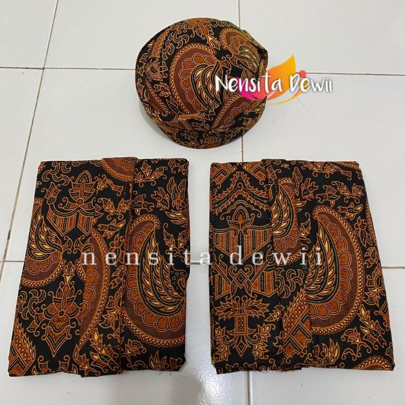 Set Prewedding / Baju Couple Adat Jawa, Motif Semenromo