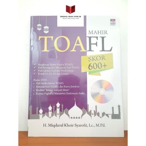 Buku Bahasa Arab Mahir Toafl Skor 600 By By Miqdarul Khoir Syarofit Shopee Indonesia