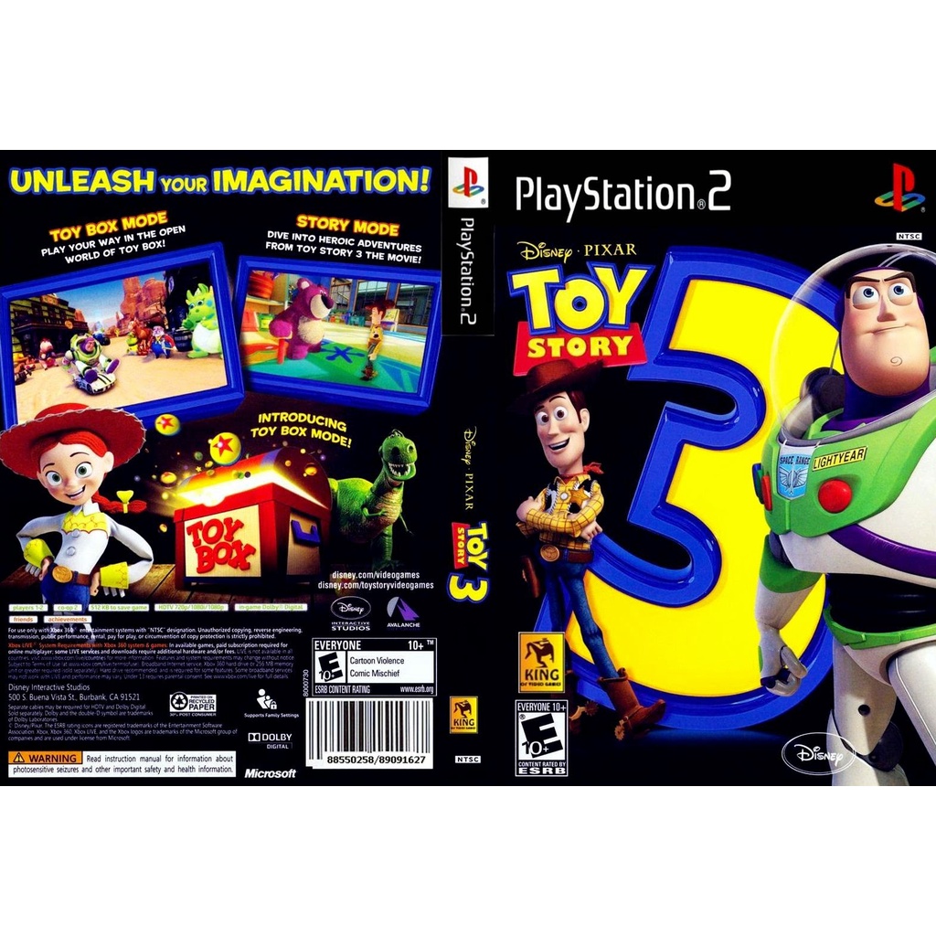 Toy Story 3 - kaset ps2