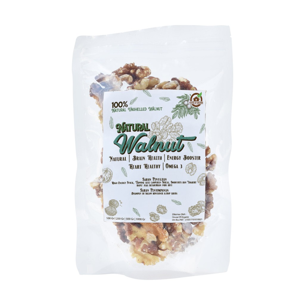 

Natural Walnut 250 Gr