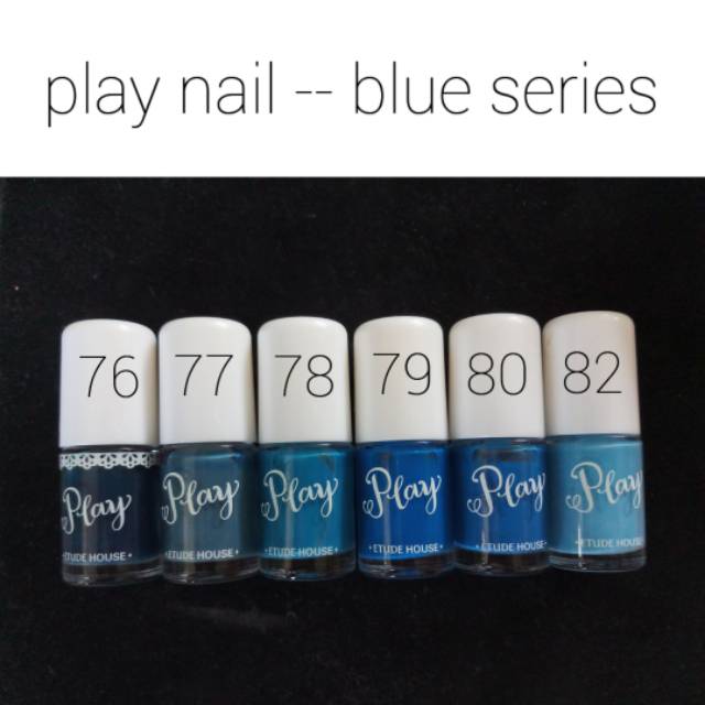 Etude house play nail daily color blue series | kutek etude original | kutek etude house original | 