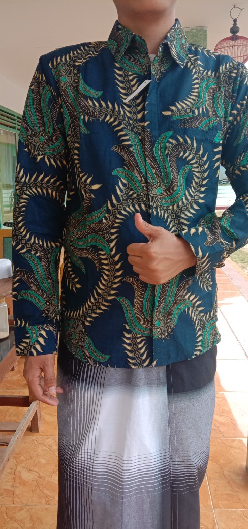 New Kemeja Batik Slimfit Lengan Panjang Exclusive Original Butik Size M L Xl Terbaru 2020 | Cod