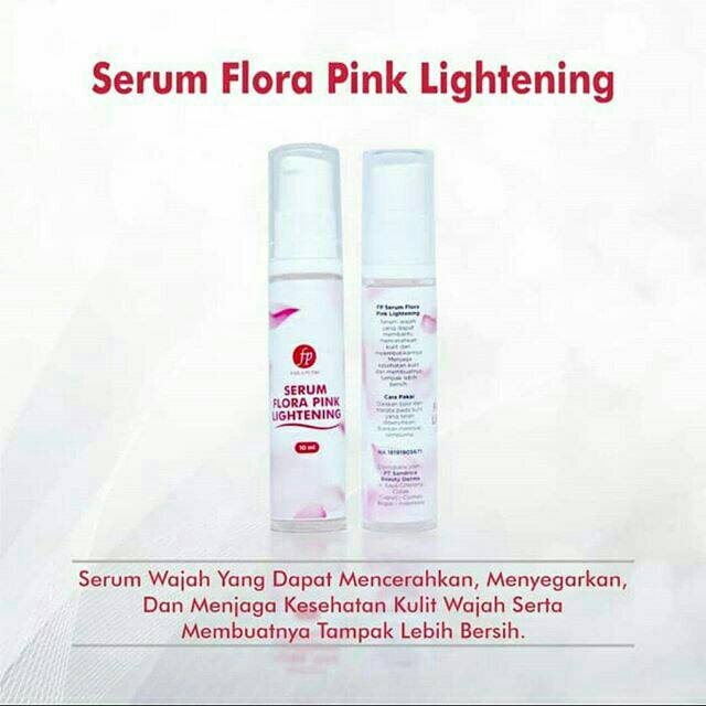 Serum Floral Collagen For Whitening Glowing BPOM - Serum Pencerah Pink