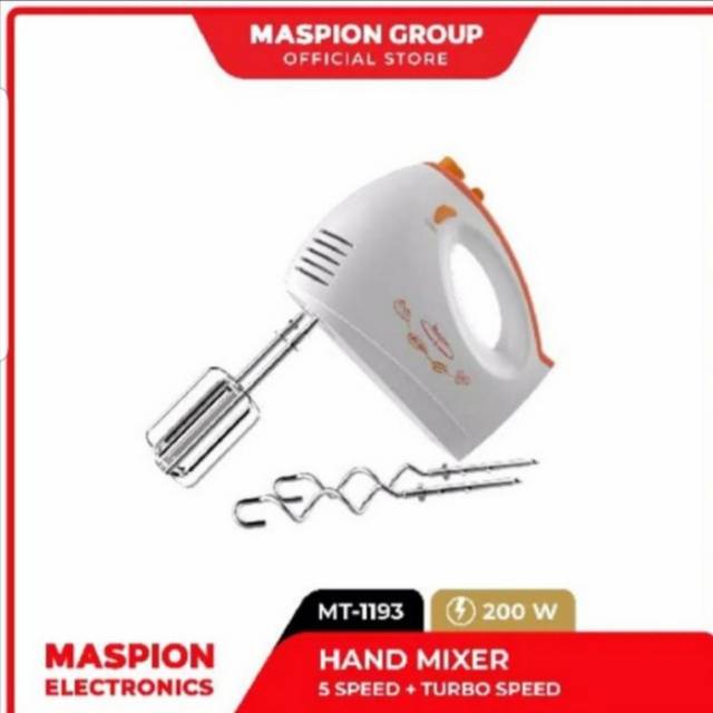 Maspion Hand Mixer Turbo Speed MT - 1193