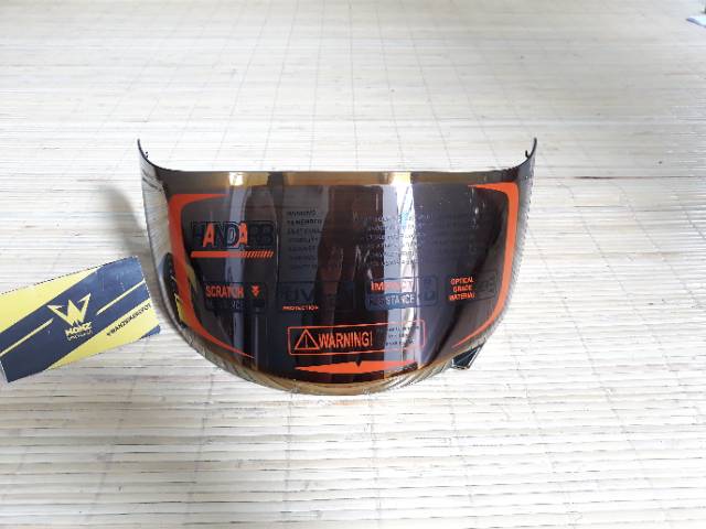 Flat Visor KYT R10 RC7 K2R Iridium Handarb / Flat Visor Handarb