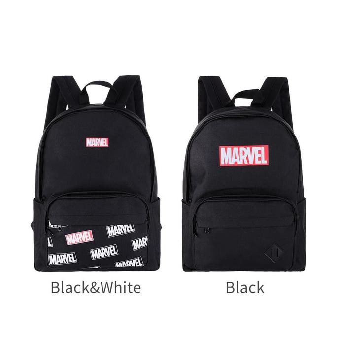 -SIAP KIRIM- MINISO MARVEL RANSEL BACKPACK - HITAM