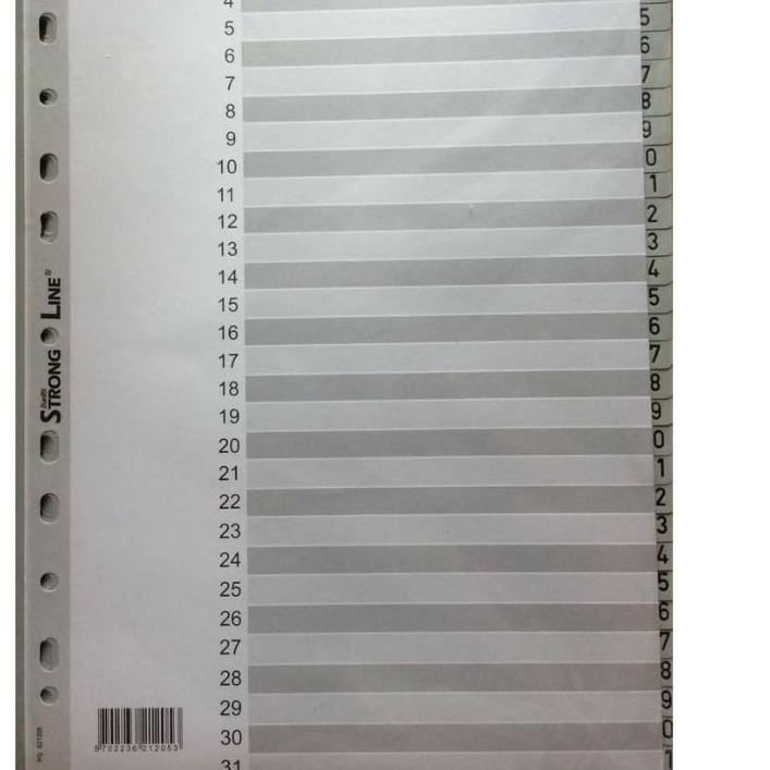 

Recommended INDEX DIVIDER BANTEX Nr. 6212 A4 1-31 INDEX DIVIDER,,,