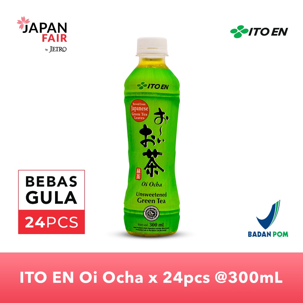 

ITO EN Oi Ocha Unsweetened Teh Hijau 300ml No Sugar -24 pcs