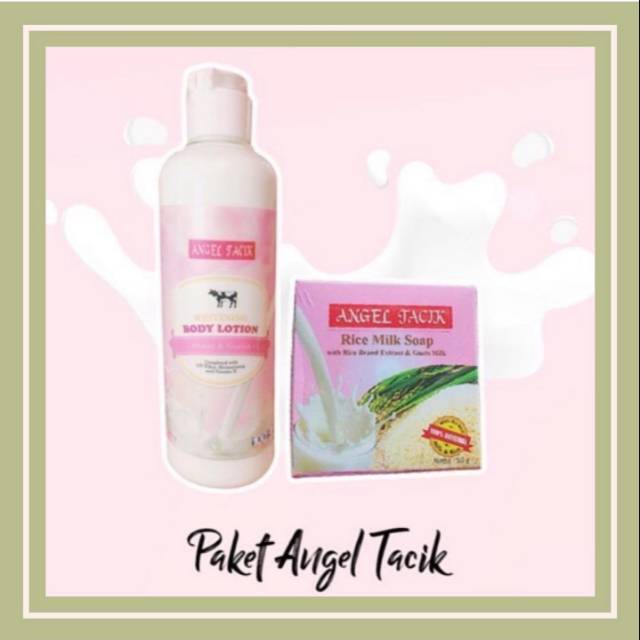 Paket pemutih badan angel tacik