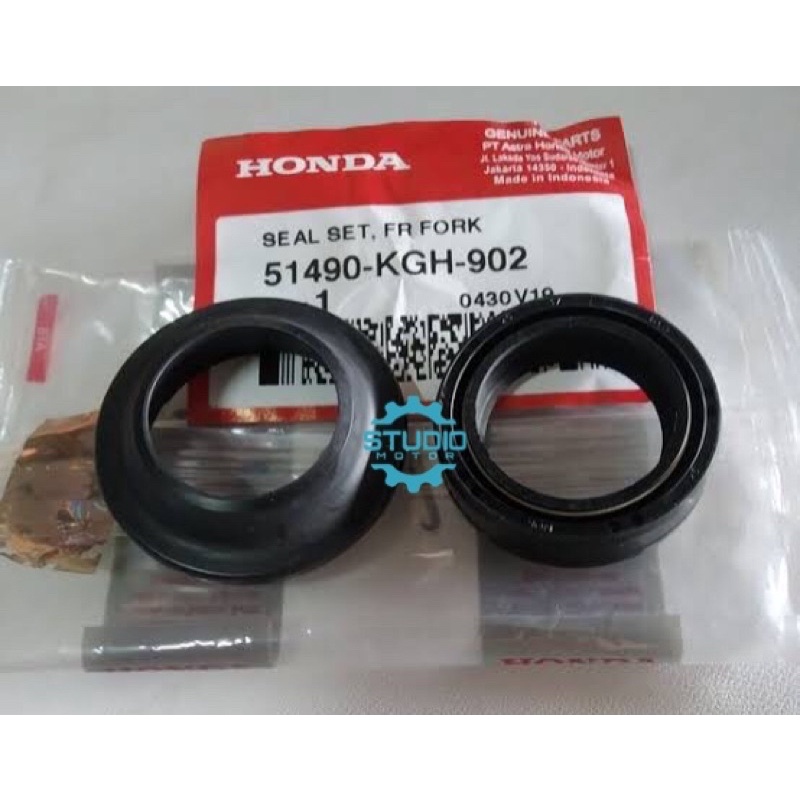 51490-KGH-902 Set Seal Shock skok Sil Sok Depan Matic Vario Beat Scoopy Spacy Fi ESP New Bebek Supra x 125 Revo Blade Series Grand CS1 Sonic