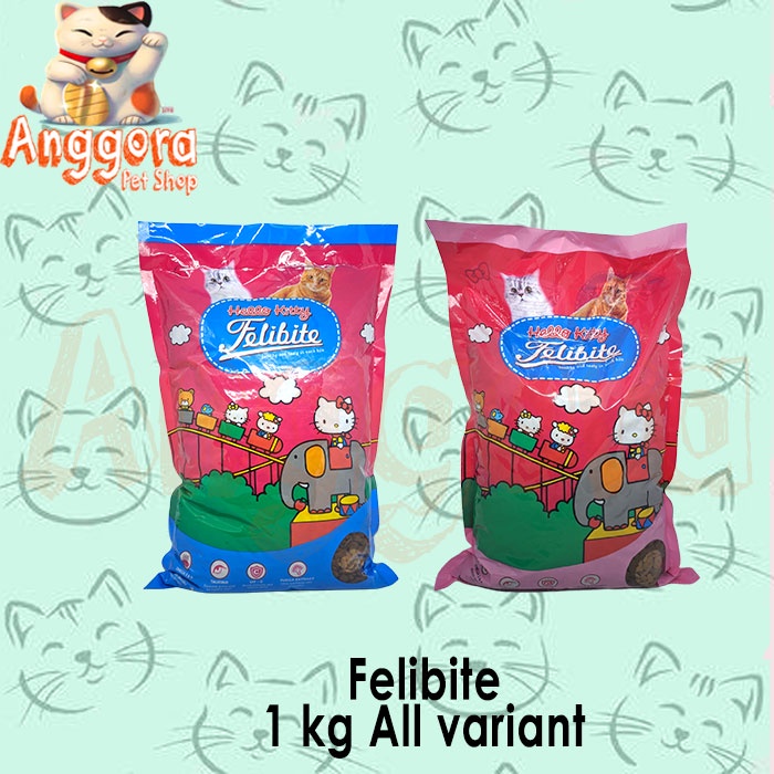 Makanan kucing kering murah Felibite 1kg All varian