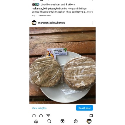 

Terasi Panggang Bangka