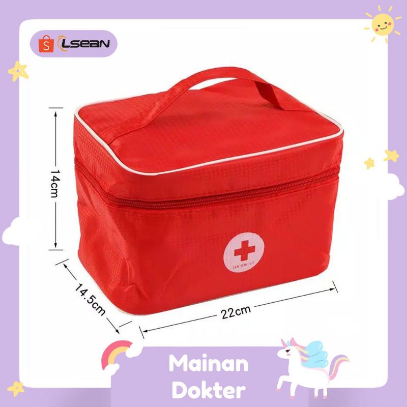 Mainan Anak Dokter / Medical Doctor Kit Wooden Toys