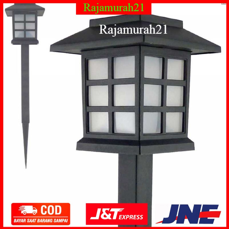 Lampu Taman LED Creative Energi Solar - YF-922 -  - Black