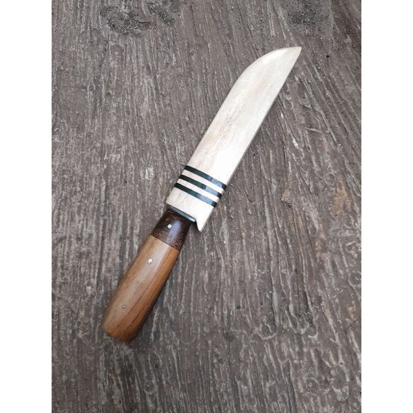 Pisau Dapur Baja 20 Cm kayu Jati