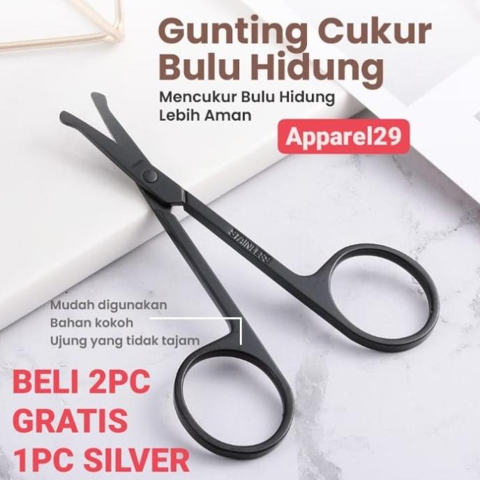 

Promo Awal tahun Gunting Stainless Mini Gunting kumis Bulu Hidung Benang Rambut Promo Awal tahun