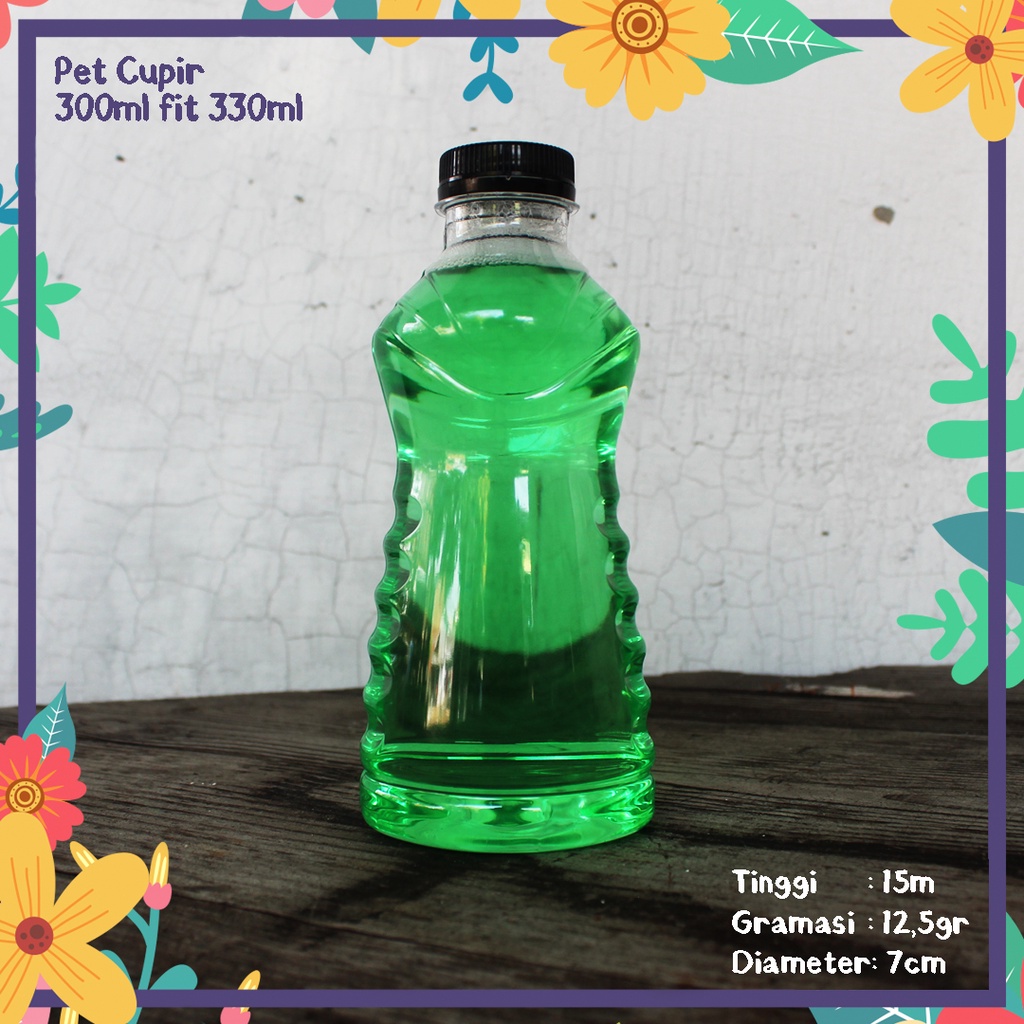 Jual Botol Plastik Pet Cupir Ml Sn Fit Ml Kemasan Sabun Cuci