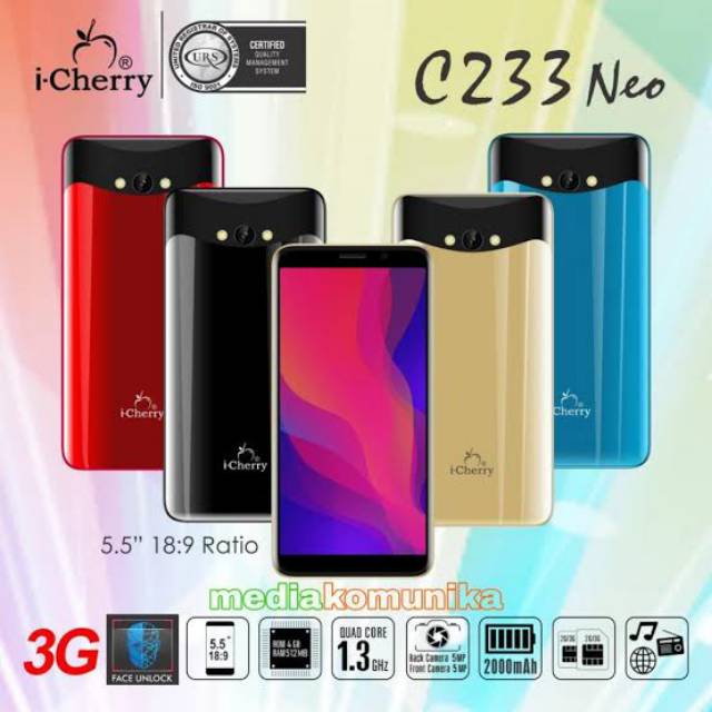 BISA COD HP ANDROID I-CHERRY NEO/CORE C220,C233 | ANDROID MURAH