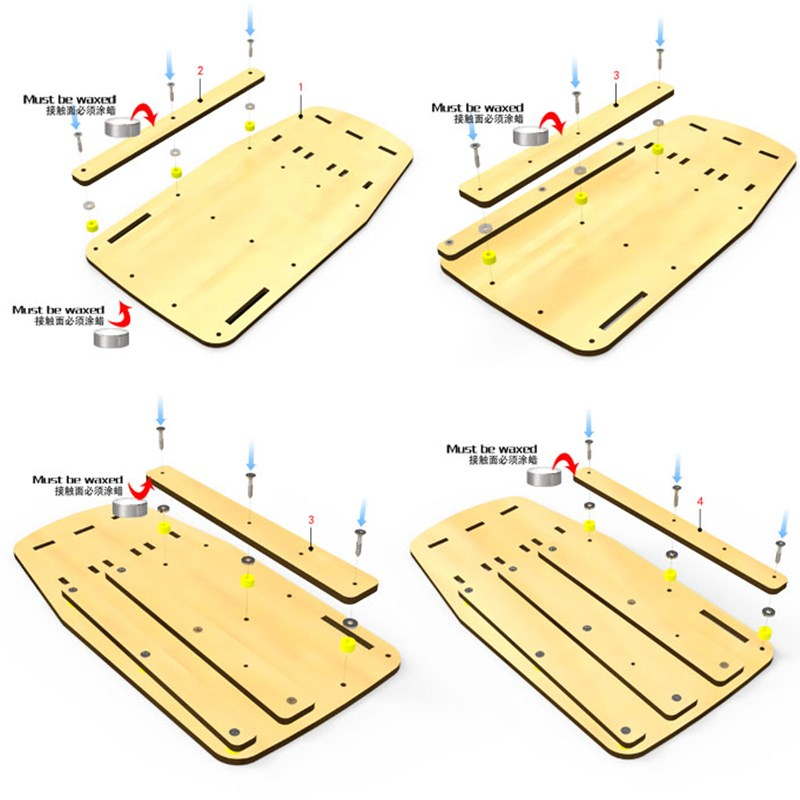 Mainan Edukasi Sains Gizmo Puzzle Mekanik Bentuk Cakar Wolverine Hidrolik Bahan Kayu Handmade Untuk Anak