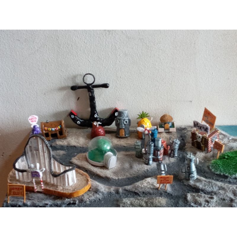 1/64 Bikini Bottom miniatur for Aquarium
