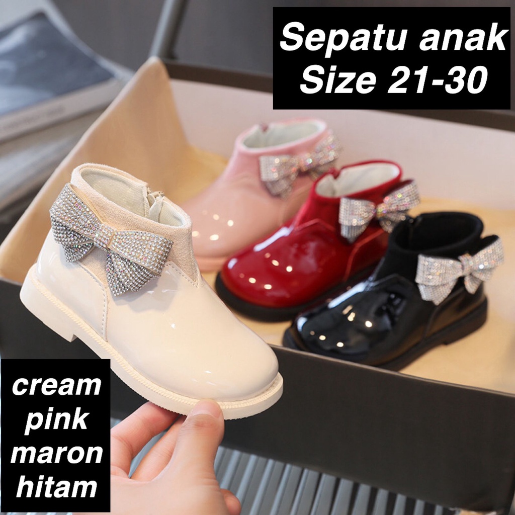 (LOLI-JKT) SP-BO4 SEPATU ANAK PITA  BLINK MODEL BAGUS 21-30