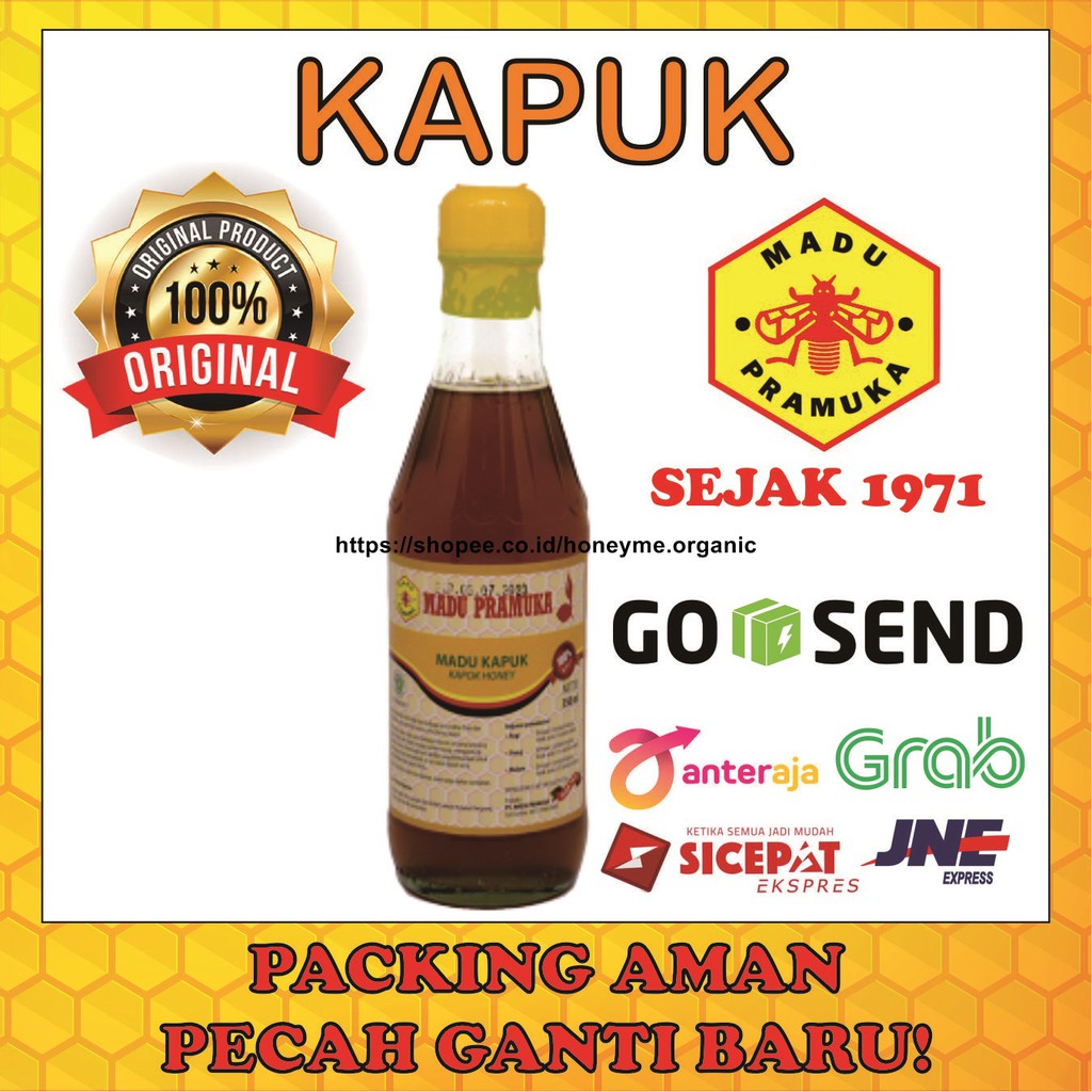 

Madu Kapuk Murni Pramuka Asli Alami 350ml Cibubur