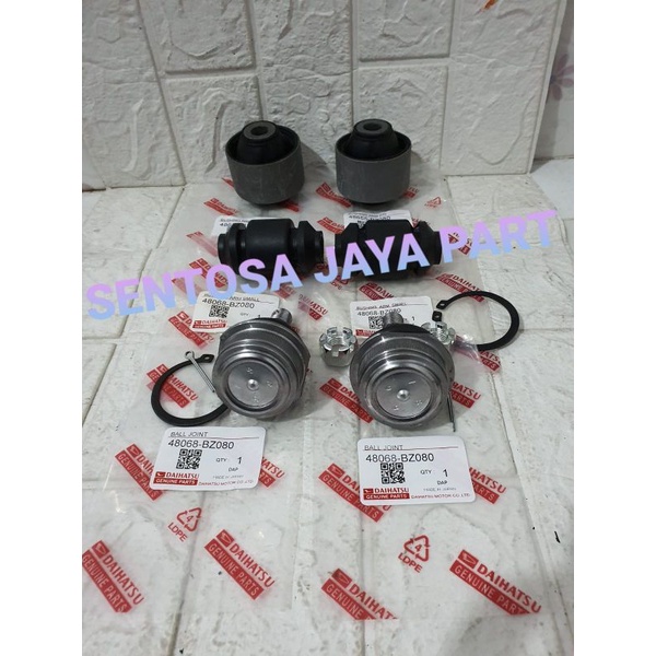 BUSHING ARM GRAND MAX +BALL JOINT GRANS MAX LUXIO 6PC