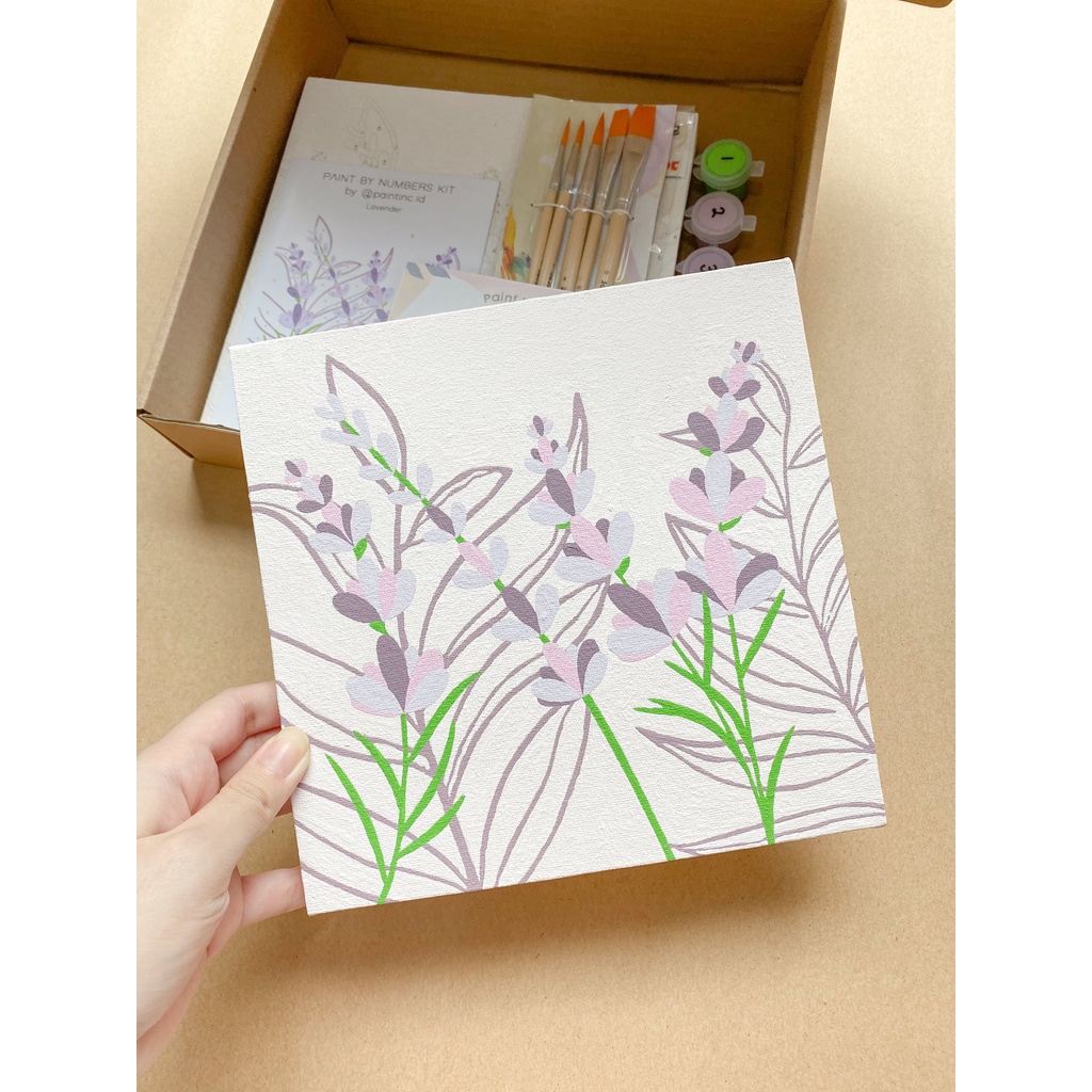 

YUH Paint by Numbers Kit: Lavender Paint Inc. ID Painting Kit Paint by Number