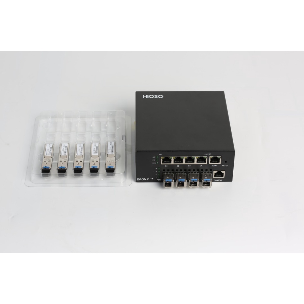 Hioso OLT EPON 4 Port HA7004S
