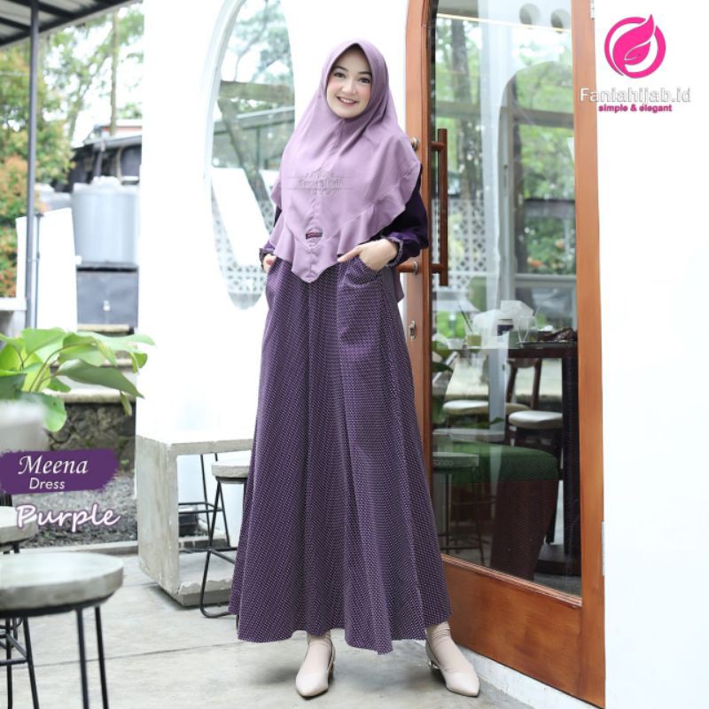 Gamis terlaris Meena Dress by Fania Hijab
