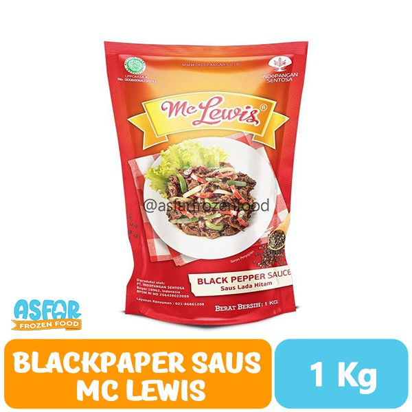 

Black Paper Sauce 1 Kg Mc Lewis