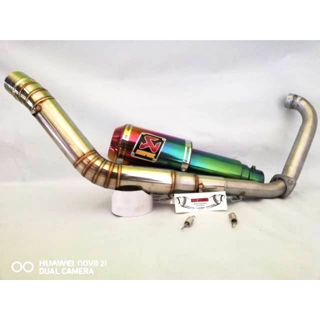 Knalpot AKRAPOVIC RAINBOW  VIXION NEW dan VIXION OLD
