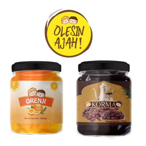 

Promo OlesinAjah Selai Orenji + Korma 200Gr