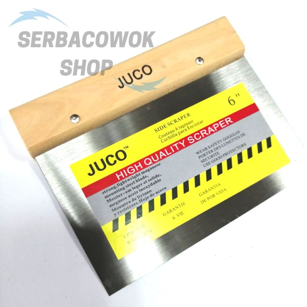 Skrap Kape Side Scraper 6 Inch JUCO Sendok Plat Termurah Berkualitas