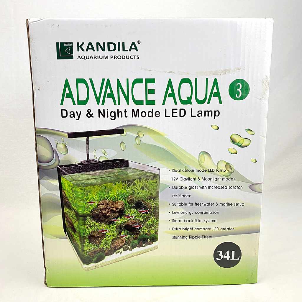 

KANDILA Akuarium Set Ikan Tawar Advance AQUA 3 - 34L