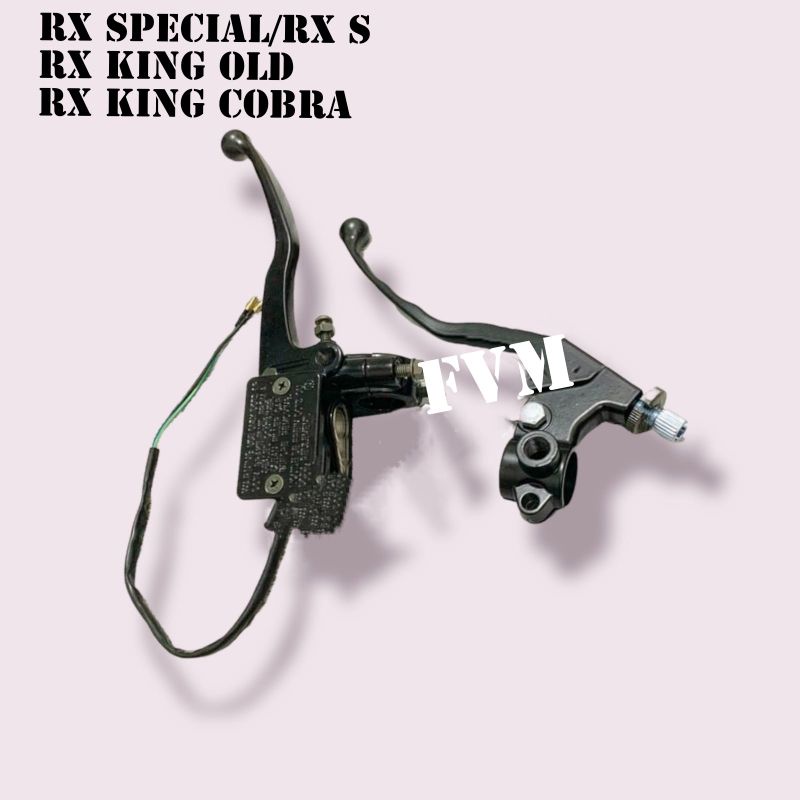 satu set master rem cakram kanan+handle hendel kopling kiri rx special/rx s