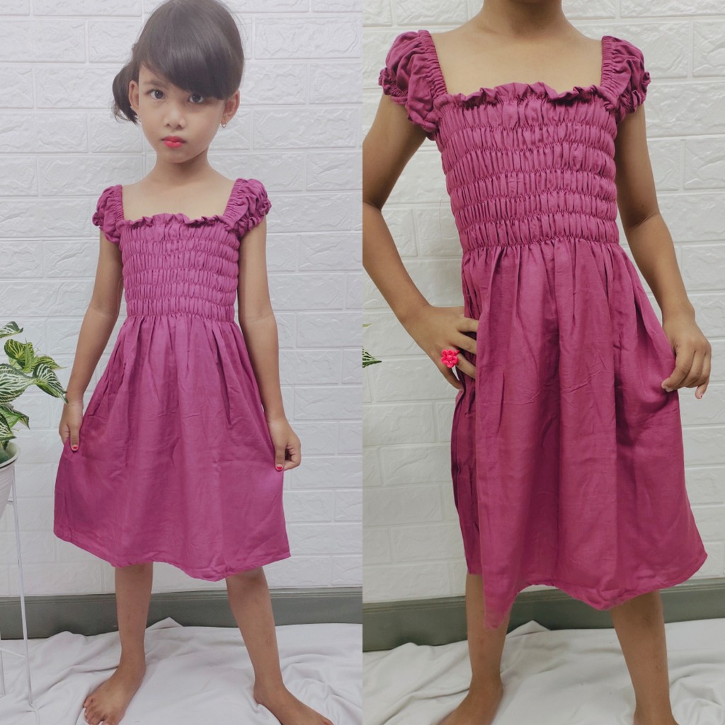 Kiandra - Dress Kerut Anak