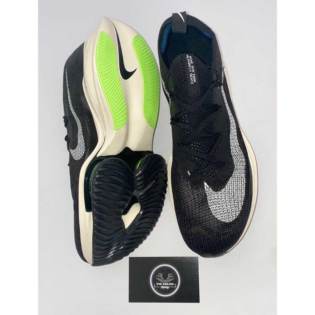 Nike Air Zoom Alphafly Next % Black White Noir Blanc Air BNIB 100% ORIGINAL MATERIAL GUARANTEE